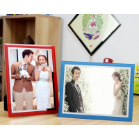 Crystal photo frame, A4 wedding photo stand, certificate of merit frame